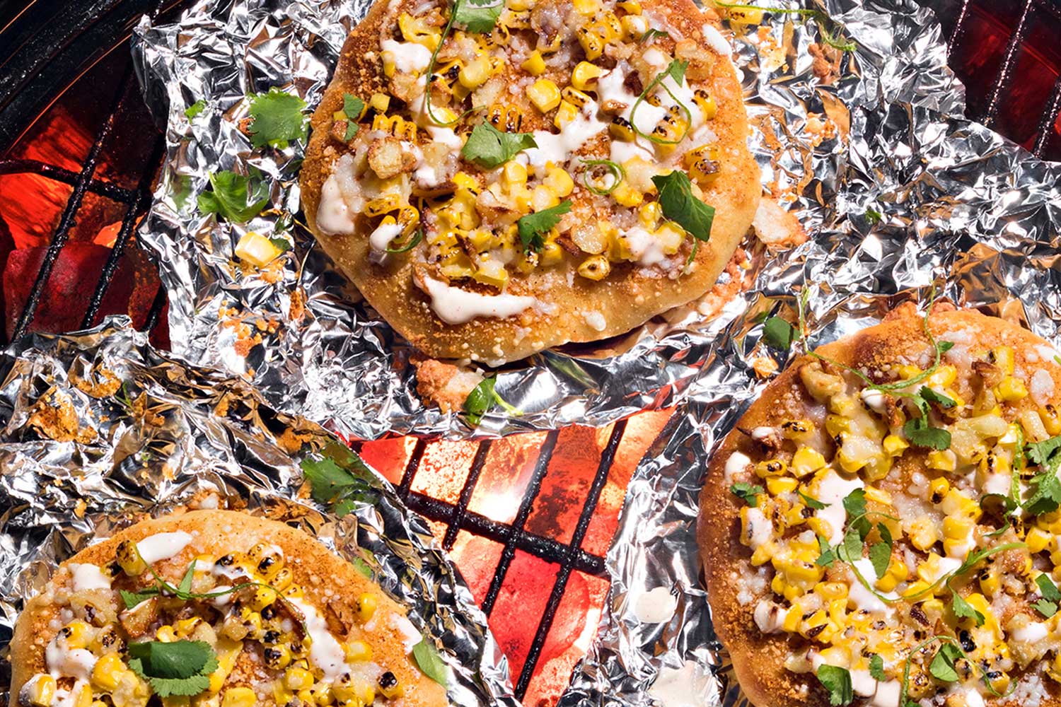 Elotes Mexican Corn Grilled Pizza